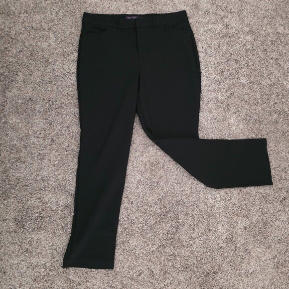 Gloria Vanderbilt Amanda Ponte Pants – Women’s Size 14 Black Stretch - Picture 1 of 4